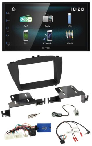Kenwood Bluetooth 2DIN USB DAB Lenkrad Autoradio für Hyundai ix35 ab 2013 ohne S - Bild 1 von 10