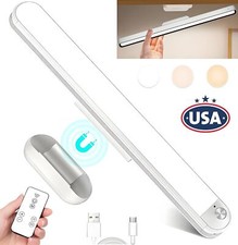 Magnetic LED Desk Lamp Touch Dimmable USB Rechargable 3 Color Modes with Control