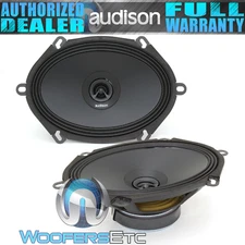 AUDISON APX570 5"x7" 6"x8" 2-WAY CONCENTRIC COAXIAL TWEETERS CAR SPEAKERS NEW