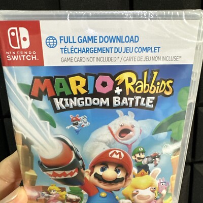 Mario + Rabbids Kingdom Battle (Code-in-Box) Nintendo Switch NO CARTRIDGE New