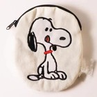 New Snoopy cartoon cute embroidered coin bag, mini change storage bag, cloth bag