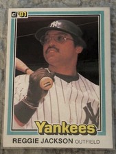 1981 Donruss - Reggie Jackson #228 NM+ .R93