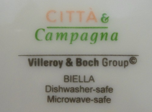 Villeroy Boch BIELLA Soup Bowl 8-7/8" Citta & Campagna - Picture 2 of 2