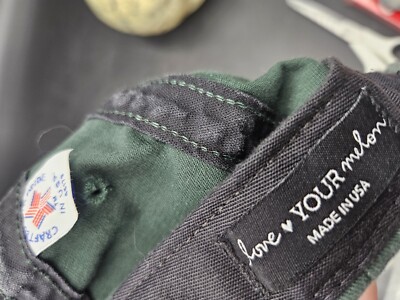 Love Your Melon - Embroidered Green Adjustable Baseball Hat  display picture 3
