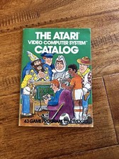 1981 The Atari Video Computer System Catalog 43 Game Program Catridges