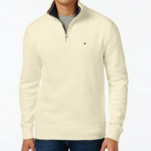 French Rib Quarter-Zip Pullover Size 