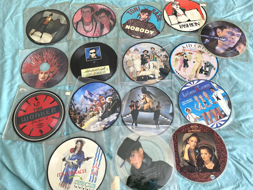 16 x PICTURE DISC Singles JOB LOT -Kid Creole/Pauline Black/Tori Amos/Gary Numan