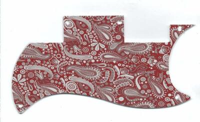 Pickguard Graphical Custom  to fit Epiphone SG Special VE Paisley RD GY