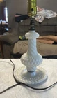 2 Vintage Milk Glass Lamps