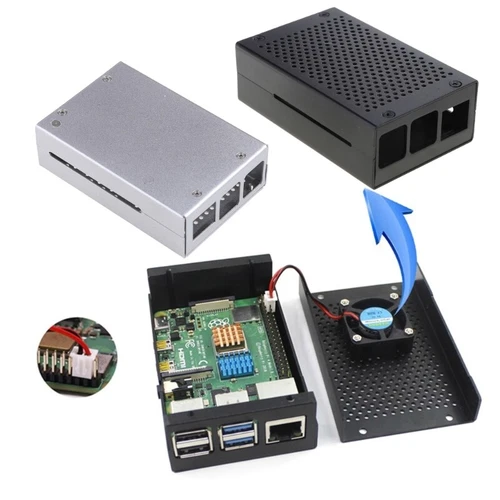 Aluminum Alloy Metal for Case with Exhaust Hole for 4 Model B