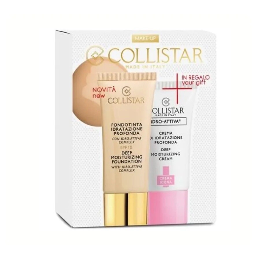 COLLISTAR FONDOTINTA IDRATAZIONE PROFONDA N 01-AVORIO+CREMA IDRATAZIONE PROFONDA