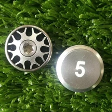 2pcs Black Golf Weight for Odyssey Stroke Lab, O-Works, Two-Ball Ten Putter