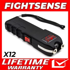 (12)Mega Force Rechargeable Stun Gun Self Defense 290 Million Volt Wholesale Lot