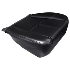 GXARTS Driver or Passenger Side Bottom Replacement Leather Seat Cover Black C...