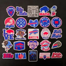 Football Vinyl Decal Stickers Bills Mafia Circle The Wagon AFC Buffalo Bills