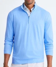 JOHNNIE-O MALIBLU MYLO PERFORMANCE 1/4 QUARTER ZIP PULLOVER GOLF SHIRT SZ M