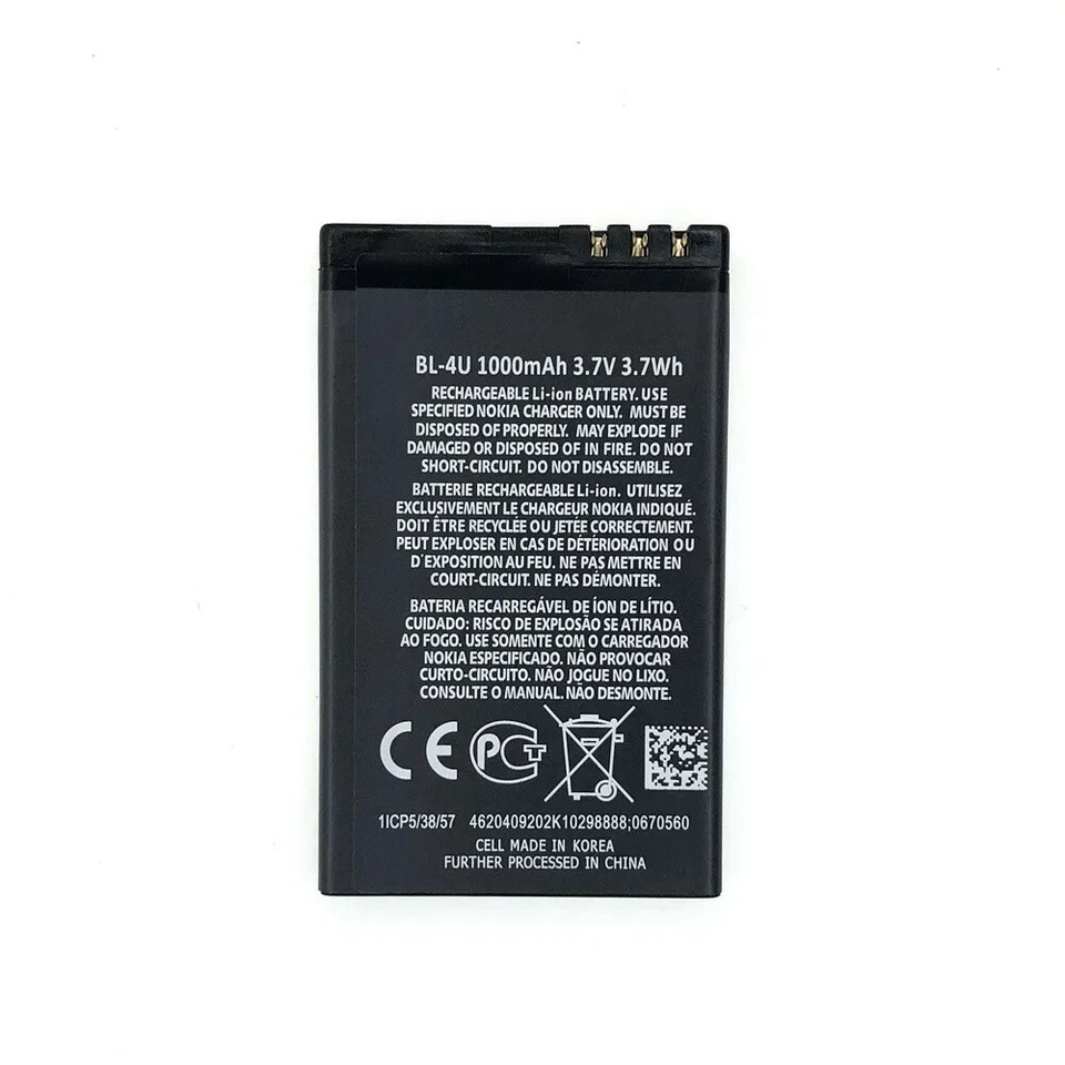 Batería de repuesto BL-4U herramientas para Nokia 301/3120/500/515/8800 ARTE/E66/E75 Foto 3 de 4