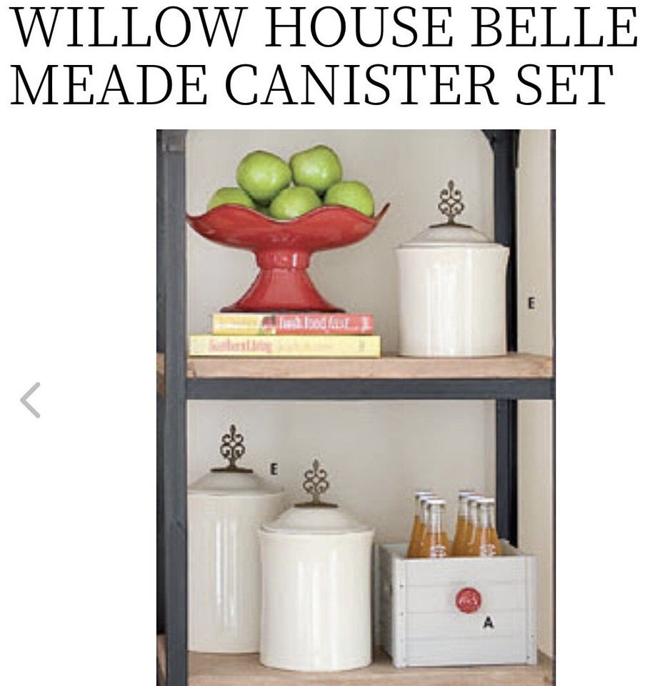 Beautiful WILLOW HOUSE / Southern Living at Home BELLE MEADE Canister