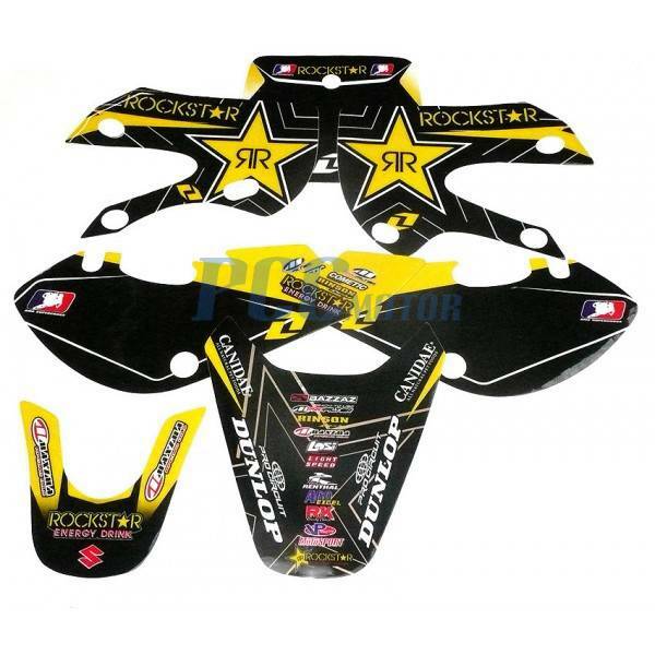ROCKSTAR GRAPHICS DECAL STICKERS KIT FOR KAWASAKI KLX110 KLX 110