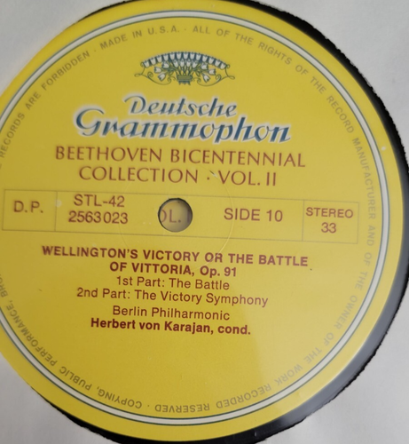 BEETHOVEN BICENTENNIAL COLLECTION SYMPHONIES OVERTURES PART TWO VOL. II LP VINYL - Picture 12 of 12