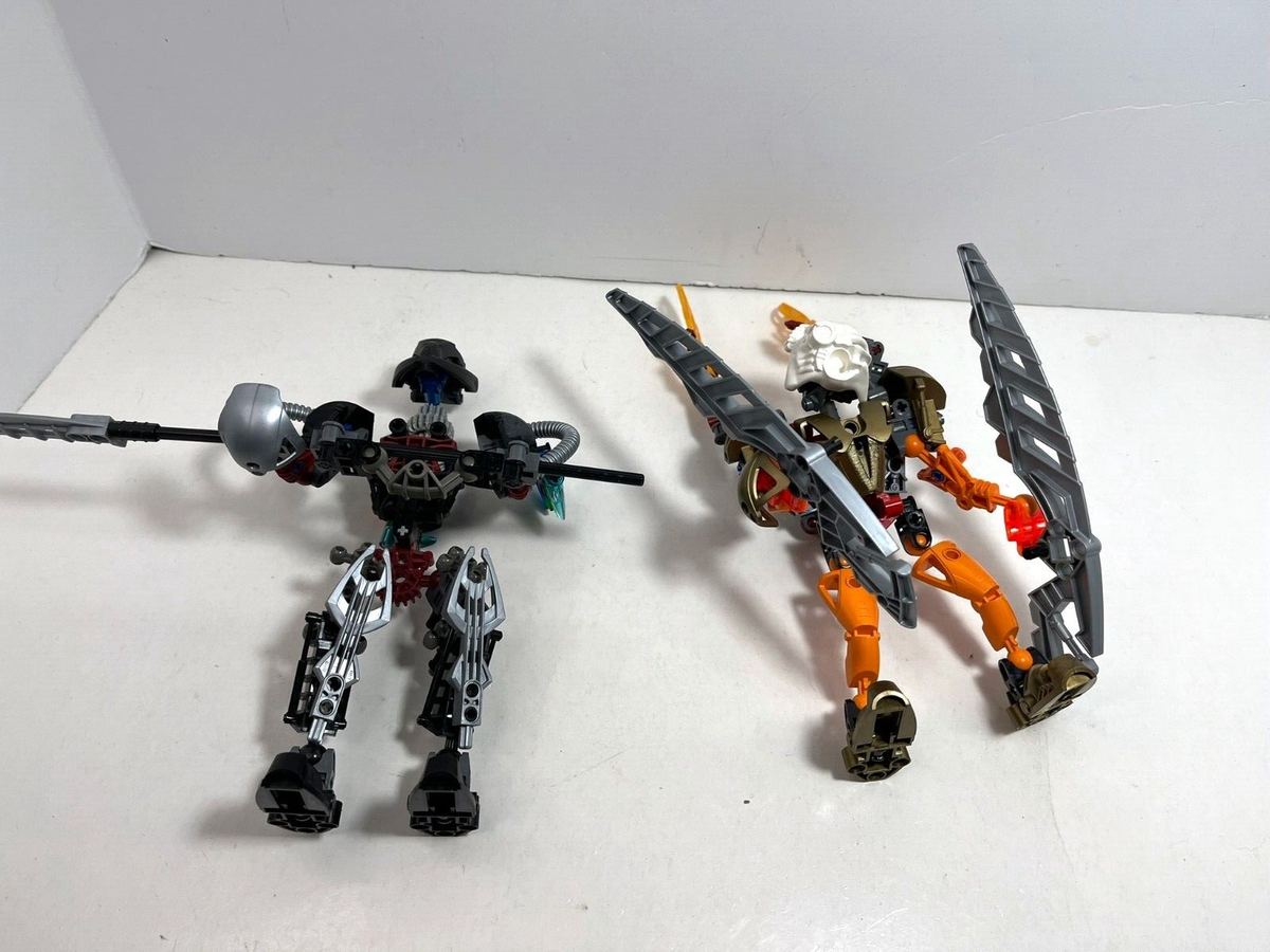 LEGO Hero factory MOC LOT: Based on Tahu Nuva 8572 and Toa Lhikan