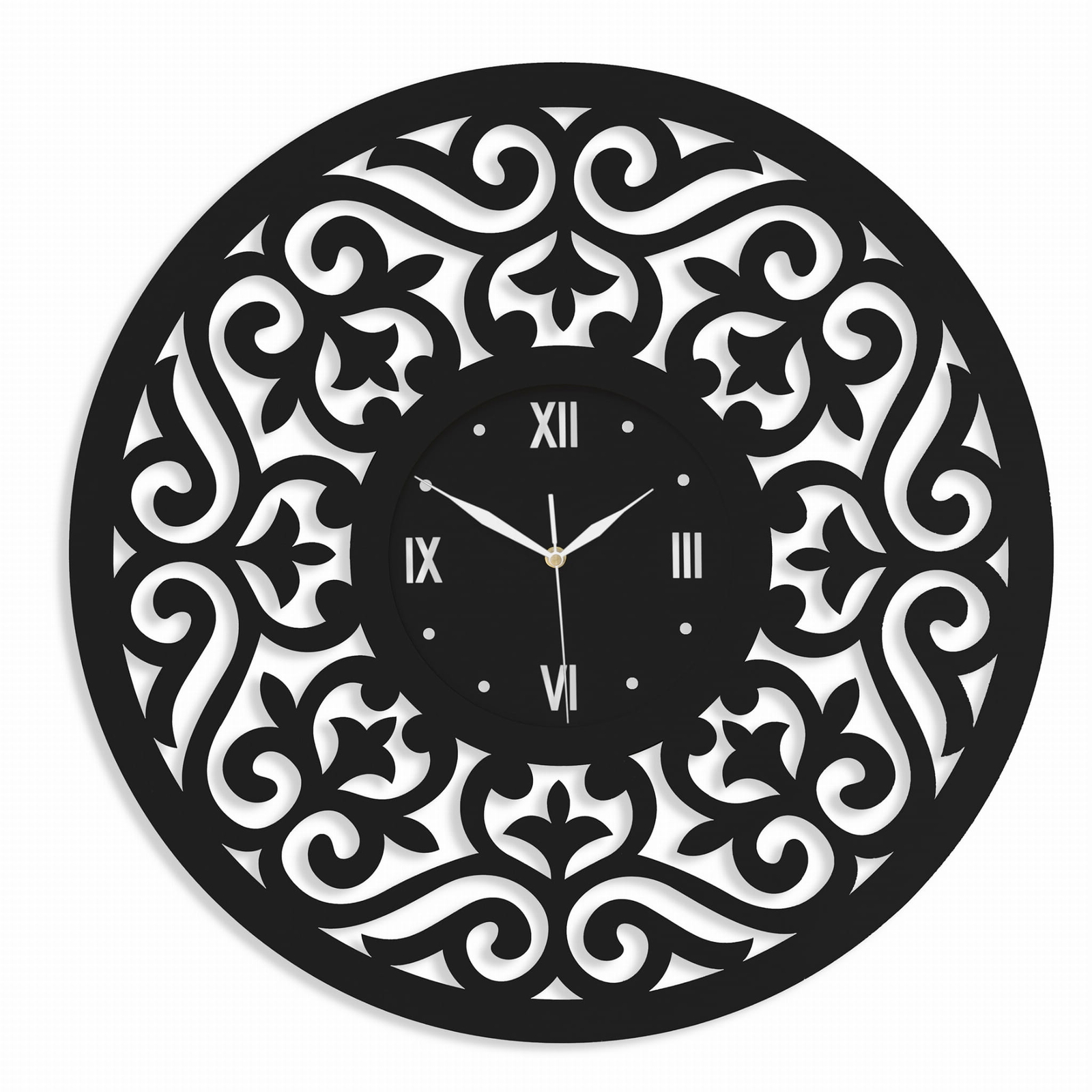 DECORATIVE OPENWORK CLOCK, FLORENCE, VINTAGE STYLE photo DECORATIVE OPENWORK CLOCK, FLORENCE, VINTAGE STYLE photo