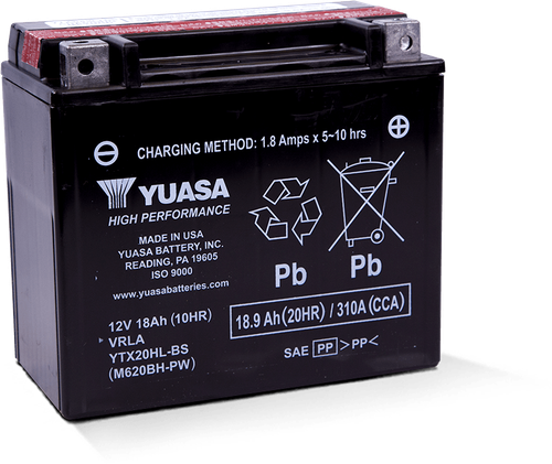 Yuasa YTX20HL-BS-PW High Performance AGM Battery (Bottle Supplied) - Bild 3 von 10