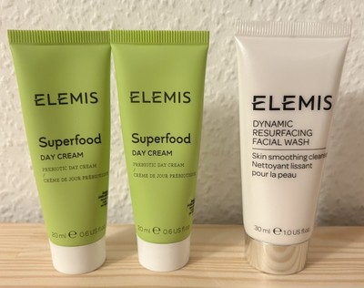 Elemis Superfood Day Cream 2x20ml, Elemis Dynamic Resurfacing Gesichtsreiniger