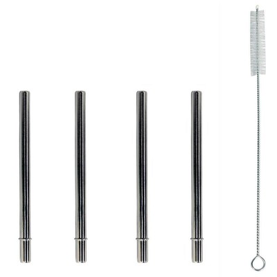 Extra Short 5'' Safer Stainless Steel Straws For 12oz Thermos Funtainer Cocktails