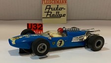 Slot Car Fleischmann Auto Rally 3200 Ferrari 158 7 F1 1965 John Surtees Blue
