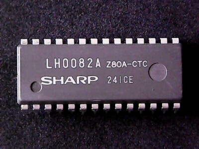 Z80 Counter LH0082A Z80A-CTC - Sharp Z80 Counter Timer Circuit Z80A-CTC Z80 (DIP-28 ...