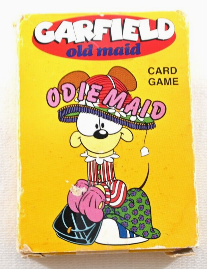 Vintage 1978 GARFIELD Old Maid Odie Maid Card Game The US Playing Card