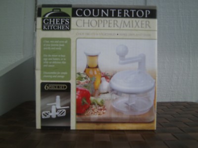 NEW MIDWEST TRADING GROUP CHEFS' KITCHEN COUNTERTOP CHOPPER AND MIXER