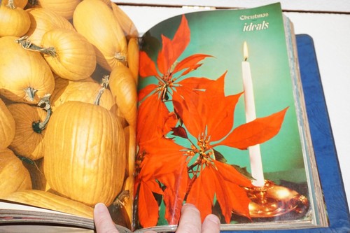 Vintage 1957 Ideals Magazines In Original Ideals Binder - Picture 7 of 8