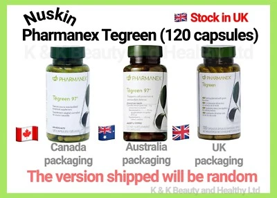 NuSkin Pharmanex Tegreen 120 Caps Green Tea (Boost Immunity & Metabolism) New!
