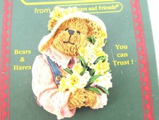 Bearware from Boyds Bears and Friends BROOCH LAPEL PIN Bear 26175 on Card