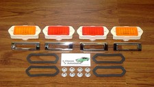 Marker Lamps 20pc Kit 69 Camaro * In Stock* Side Lights Lens chrome bezel gasket