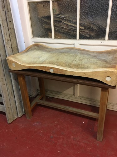 Vintage Butchers Block - 4ft x 2ft - Very Worn !! - Picture 2 of 6