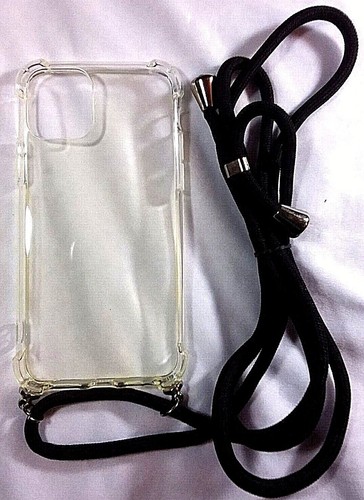 Fundas protectoras transparentes duras/jalea para iPhone 11 Pro 5.8 + correa para el cuello - Imagen 3 de 7