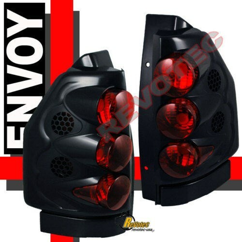 Black Tail Lights Lamps 1 Pair For 2002-2009 GMC Envoy 02-06 Envoy XL - Picture 1 of 1