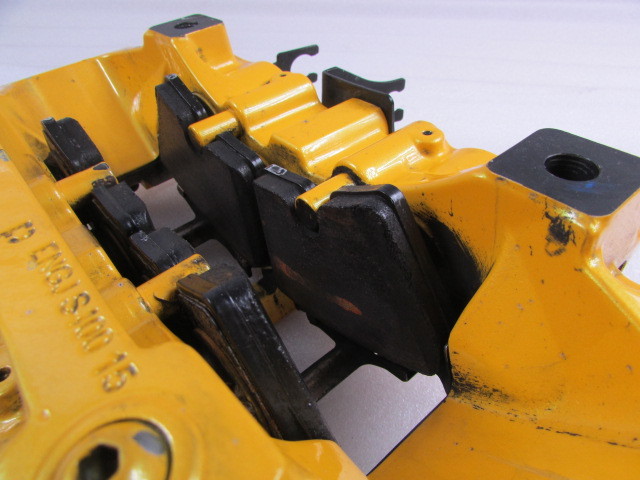 Lamborghini Gallardo, RH Right Front Brake Caliper Yellow, Used, P/N 400615106BE