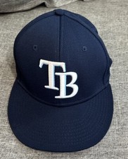 OC Sports Tampa Bay Rays Hat Flat Bill OC Sports Adjustable Blue YOUTH ONE SIZE