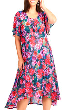 TS TAKING SHAPE plus size XL / 24 Regal Bouquet Dress floaty party NWT rrp$180!