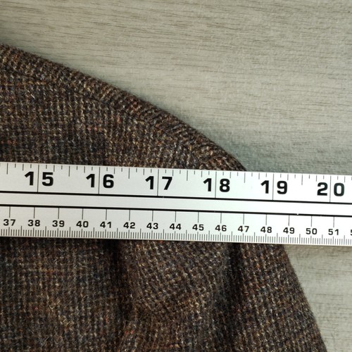 Pendleton Vtg USA Tweed Blazer Men's 42L Slim Wool Two Button Single Vented - Picture 10 of 16