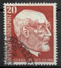 Germany 1957 Dr Leo Baeck SG 1197 used C596 *COMBINED POSTAGE*