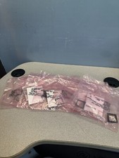 HONEYWELL MICRO SWITCH AML75ABC PANEL PUSH BUTTON SEALS CLEAR. (LOT OF 6)