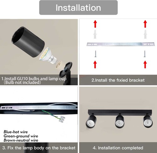 LED Schienensystem Deckenleuchte 1-Phasen Schienenleuchte Spot Strahler SET 230V - Bild 10 von 13