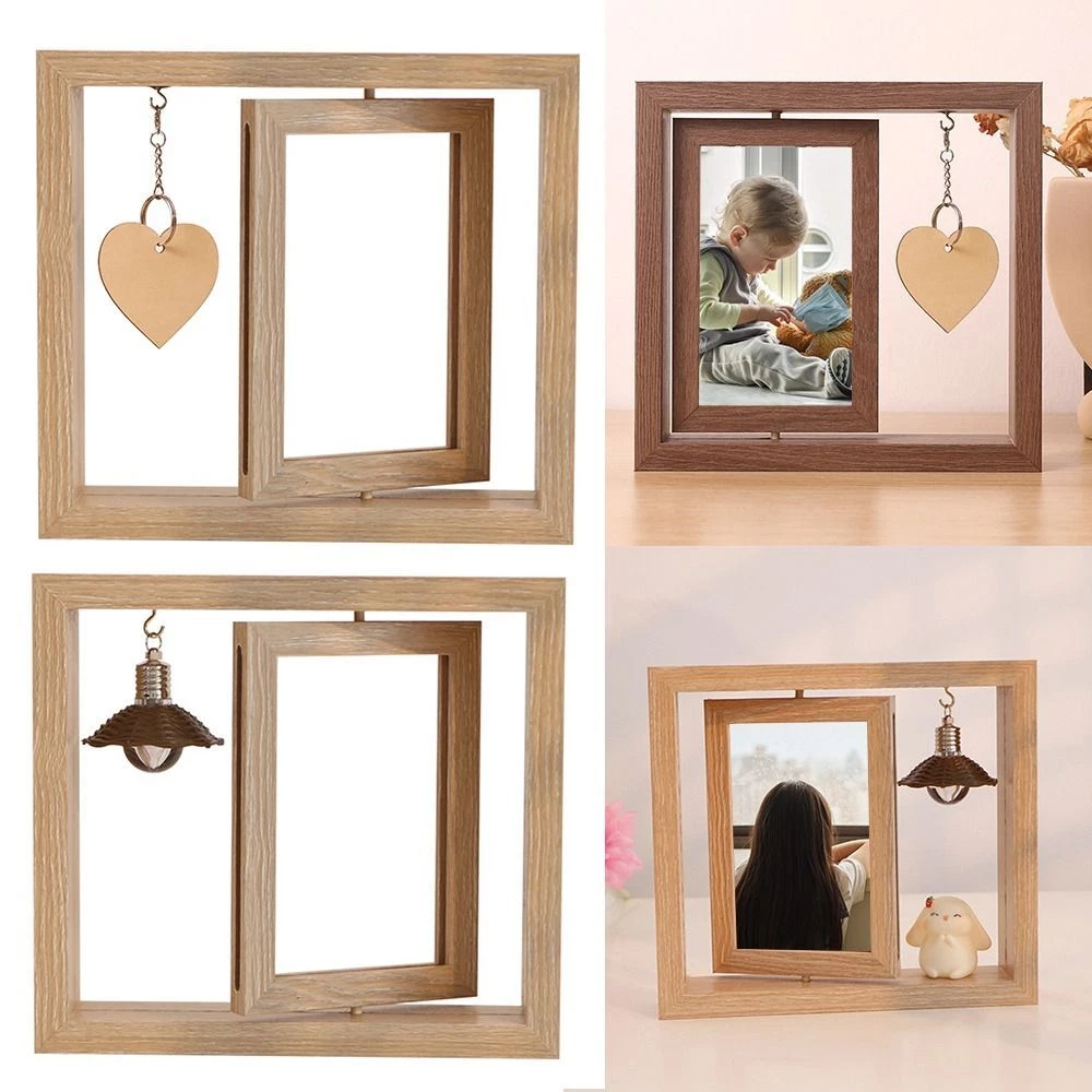 Rotating photo frame deals