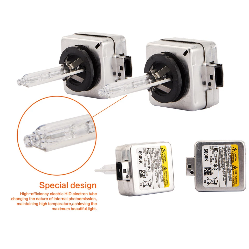 2x D1S D1C D1R 35W Xenon Headlight Bulbs HID 66042 85410  Replace PHILIPS OSRAM - Image 2 of 4