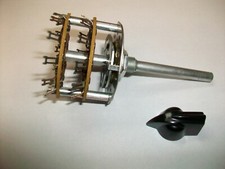 CRL 5 POSITION 4 POLE ROTARY SWITCH & KNOB  PA300-456   5930-00-243-1127